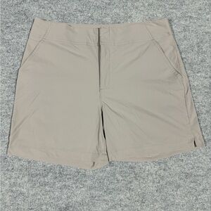 Columbia Women's Athletic Shorts Size 12 6L, Beige Khaki